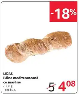 Selgros LIDAS Pâine mediteraneană cu măsline Ofertă