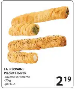 Selgros LA LORRAINE Plăcintă borek Ofertă