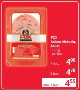 Selgros FOX Salam Victoria feliat Ofertă