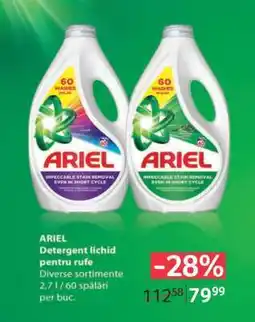 Selgros ARIEL Detergent lichid pentru rufe Ofertă