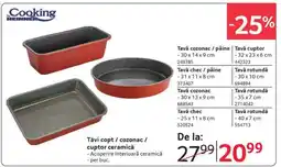 Selgros Tăvi copt / cozonac / cuptor ceramică Ofertă