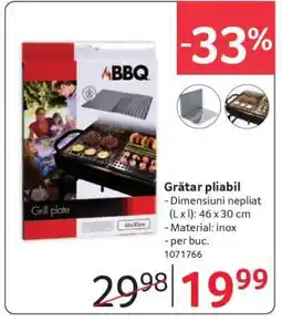 Selgros Grătar pliabil Ofertă