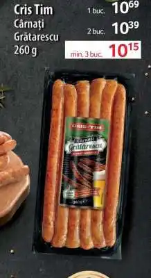 Selgros CRIS-TIM Cârnați Grătărescu 260 g Ofertă
