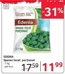 Selgros EDENIA Spanac tocat porționat Ofertă