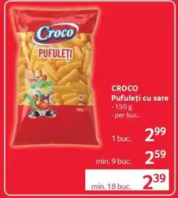 Selgros Croco Pufuleți cu Sare Ofertă
