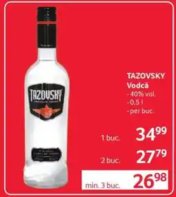 Selgros TAZOVSKY Vodcă Ofertă