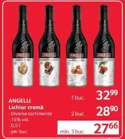 Selgros ANGELLI Lichior-Cremă Ofertă