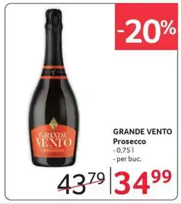 Selgros GRANDE VENTO Prosecco Ofertă