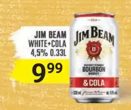 Selgros JIM BEAM WHITE+COLA 4,5% 0.33L Ofertă