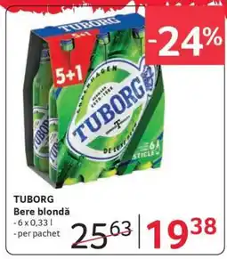 Selgros TUBORG Bere blondă Ofertă