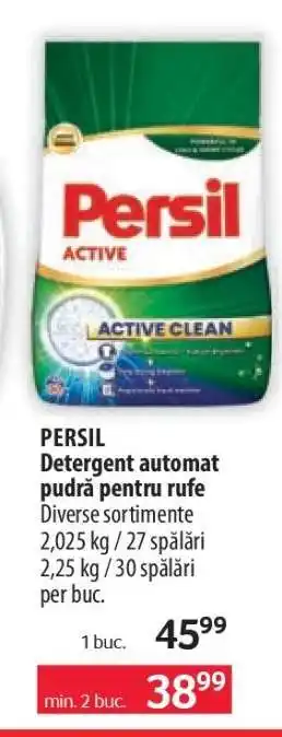 PERSIL DETERGENT AUTOMAT PUDRĂ PENTRU RUFE