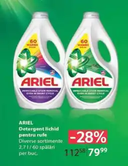 Selgros ARIEL Detergent lichid pentru rufe Ofertă