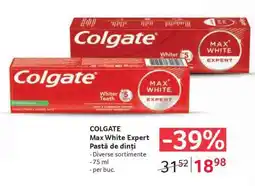 Selgros COLGATE Max White Expert Pastă de dinți Ofertă