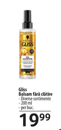 Selgros Gliss Balsam fără clătire Ofertă