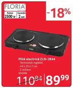Selgros Plită electrică ZLN-2844 Ofertă