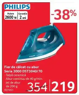 Selgros Fier de călcat cu abur Seria 3000 DST3040/70 Ofertă