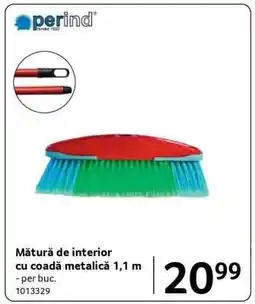 Selgros Mătură de interior cu coadă metalică 1,1 m Ofertă