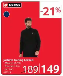 Selgros Jachetă trening bărbați Ofertă