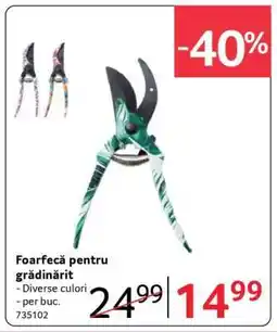 Selgros Foarfecă pentru grădinărit Ofertă