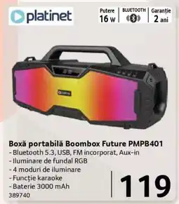 Selgros Boxă portabilă Boombox Future PMPB401 Ofertă