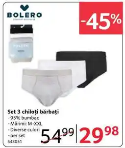Selgros Set 3 chiloți bărbați Ofertă