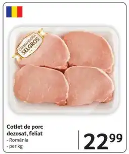 Selgros Cotlet de porc dezosat, feliat Ofertă