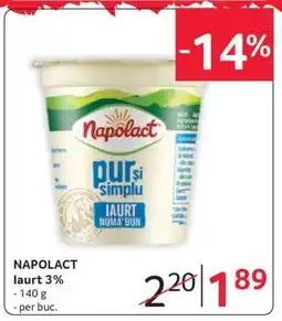 Selgros NAPOLACT Iaurt 3% Ofertă