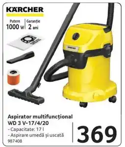 Selgros Aspirator multifuncțional WD 3 V-17/4/20 Ofertă