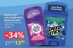 Selgros SPEED STICK / LADY SPEED STICK Deodorant solid Ofertă