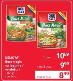 Selgros DELIK’AT Borș magic cu legume / verdețuri Ofertă