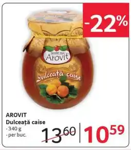 Selgros AROVIT Dulceață caise Ofertă
