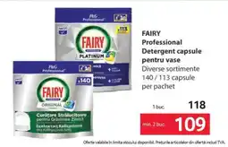 Selgros FAIRY Professional Detergent capsule pentru vase Ofertă