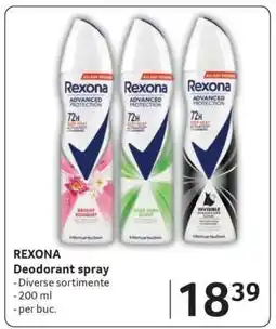 Selgros REXONA Deodorant spray Ofertă