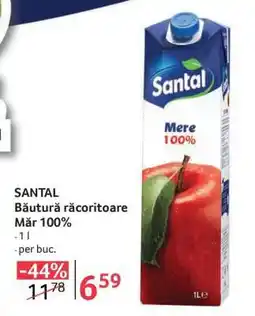 Selgros SANTAL Băutură răcoritoare Măr 100% Ofertă