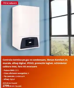 Dedeman Motan centrala termica pe gaz in condensare Komfort 24 Ofertă