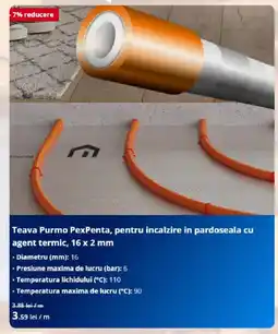 Dedeman Teava Purmo PexPenta Ofertă