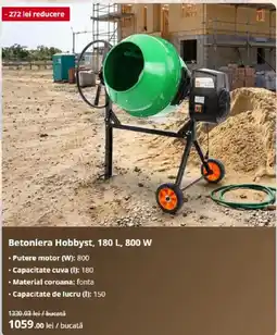 Dedeman Hobbyst betoniera Ofertă