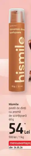 DM Hismile pastă de dinți cu aromă de scortișoară Ofertă