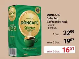 Selgros DONCAFÉ SELECTED CAFEA MĂCINATĂ Ofertă
