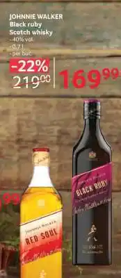 Selgros JOHNNIE WALKER Black ruby Scotch whisky Ofertă