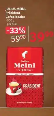 Selgros JULIUS MEINL Präsident Cafea boabe Ofertă
