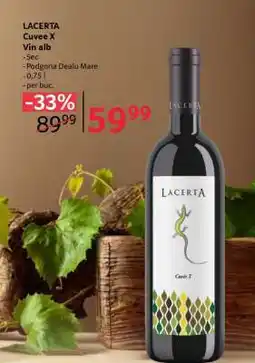 Selgros LACERTA Cuvee X Ofertă