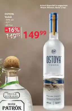 Selgros OSTOYA Vodcă Ofertă