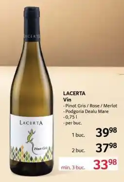 Selgros LACERTA Vin Ofertă