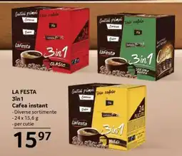 Selgros LA FESTA 3în1 Cafea instant Ofertă