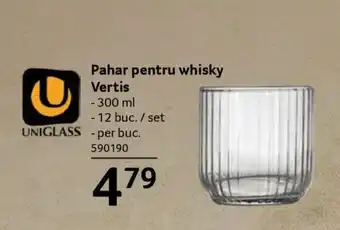Pahar pentru whisky Vertis