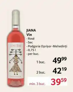Selgros JIANA Vin Ofertă