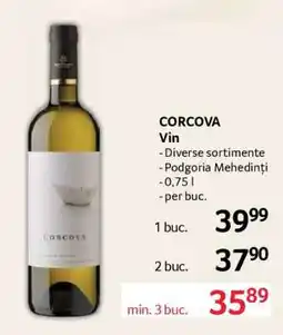 Selgros CORCOVA Vin Ofertă