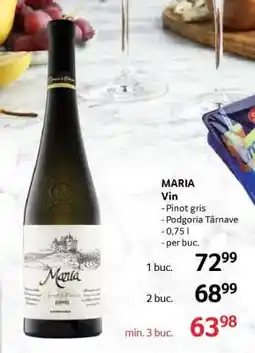 Selgros MARIA Vin Ofertă