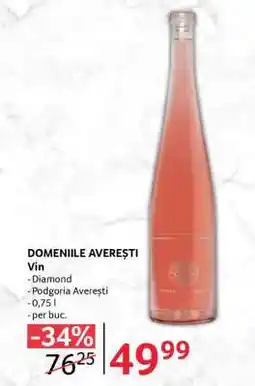 Selgros DOMENIILE AVEREȘTI Vin Ofertă